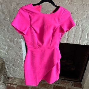 Revolve NBD x Naven Hot Pink Dress